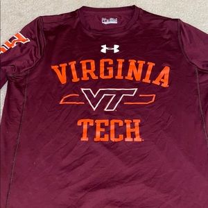 Virginia Tech long sleeve dri-fit tshirt.